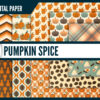 Pumpkin spice latte digital paper Pumpkin spice latte digital paper