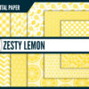 Zesty lemon digital paper