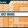 Juicy orange digital paper Juicy orange digital paper