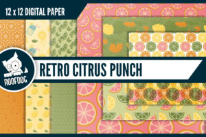 Retro citrus punch
