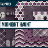 Midnight Haunt Halloween Digital Paper