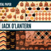 Jack O Lantern Digital Paper