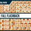 Fall flashback digital paper Fall flashback digital paper