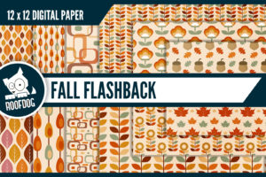 Fall flashback digital paper