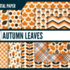Autumn leaves digital paper Autumn leaves digital paper