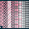 Pink and Grey plaid digital paper Pink and Grey plaid digital paper