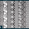 Black and White Geometric Digital Paper Black and White Geometric Digital Paper