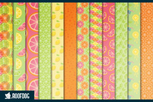 Citrus zest digital paper