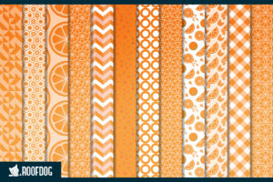 Juicy orange digital paper