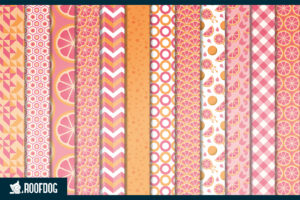 Pink grapefruit digital paper