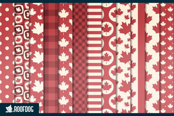 Canada Day digital paper Canada Day digital paper
