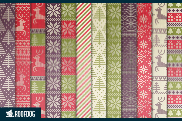 Ugly Sweater Digital Paper