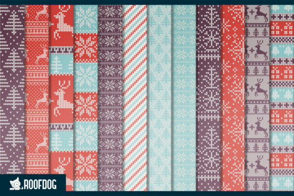 Nordic Knit Digital Paper Nordic Knit Digital Paper
