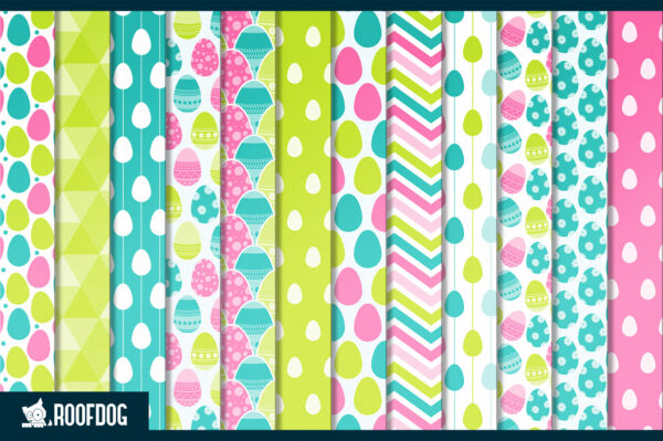 Easter Egg Hunt Digital Paper