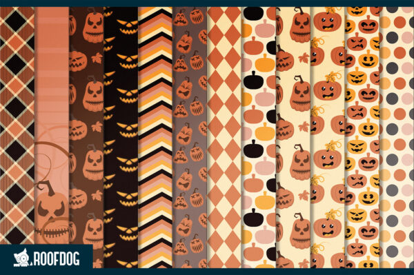 Jack O Lantern Digital Paper