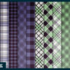 Halloween Plaid Green and Purple Digital Paper Halloween Plaid Green and Purple Digital Paper