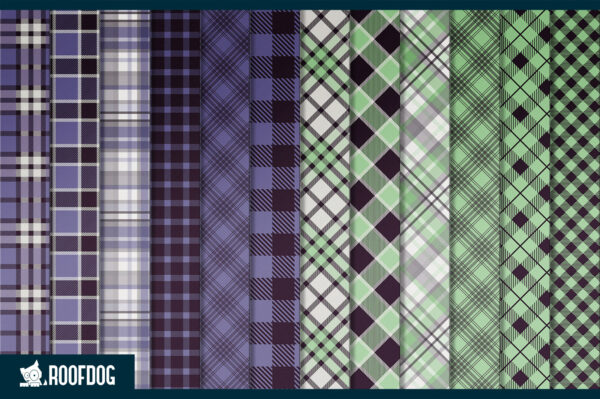 Halloween Plaid Green and Purple Digital Paper Halloween Plaid Green and Purple Digital Paper