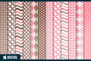Classic Pink Cacao Digital Paper