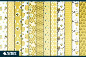 Honey Bee Digital Paper
