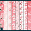 Pink and white flamingo digital paper Pink and white flamingo digital paper