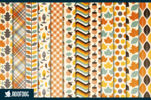 Fall foliage digital paper