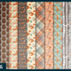 Woodland foxes digital paper Woodland foxes digital paper