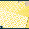 Zesty lemon digital paper
