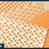Juicy orange digital paper Juicy orange digital paper