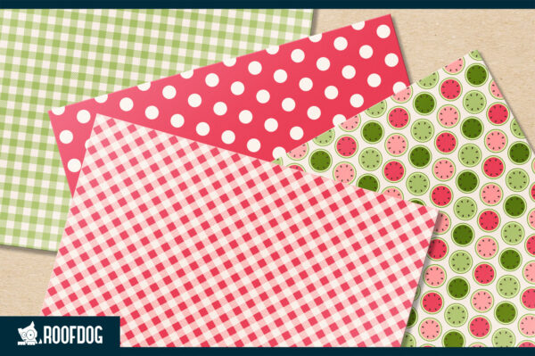 Retro watermelon digital paper Retro watermelon digital paper