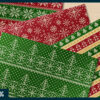 Ugly Christmas sweater digital paper