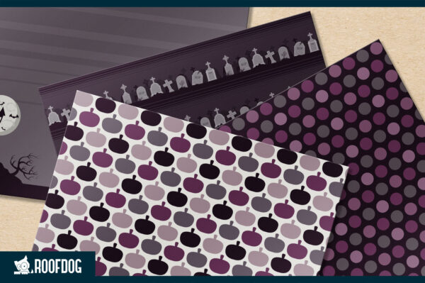 Midnight Haunt Halloween Digital Paper