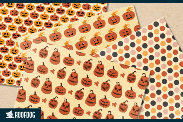 Jack O Lantern Digital Paper