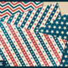Vintage USA 4th of July Digital Paper Vintage USA 4th of July Digital Paper