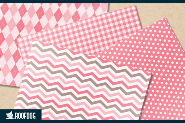 Classic Pink Cacao Digital Paper