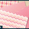 Classic Melon Pink and Green Digital Paper Classic Melon Pink and Green Digital Paper