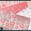 Pink and silver flamingo digital paper Pink and silver flamingo digital paper