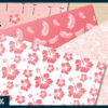 Pink and white flamingo digital paper Pink and white flamingo digital paper