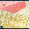 Pink and gold foil flamingo digital paper Pink and gold foil flamingo digital paper