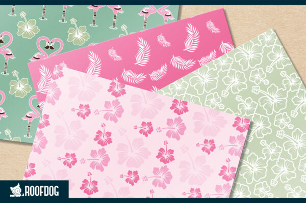 Tropical paradise flamingo digital paper Tropical paradise flamingo digital paper