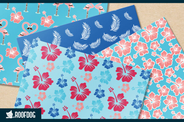 Hawaiian shirt flamingo digital paper Hawaiian shirt flamingo digital paper