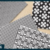Black and White Geometric Digital Paper Black and White Geometric Digital Paper