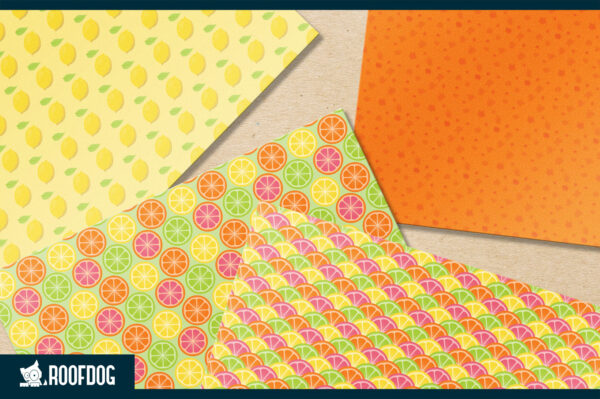 Citrus zest digital paper Citrus zest digital paper