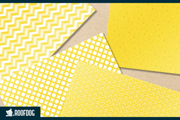 Zesty lemon digital paper