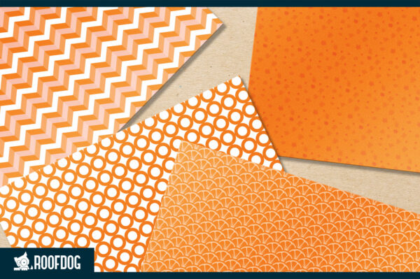 Juicy orange digital paper Juicy orange digital paper