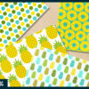 Summer pineapple digital paper Summer pineapple digital paper