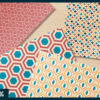 Retro patterns digital paper Retro patterns digital paper