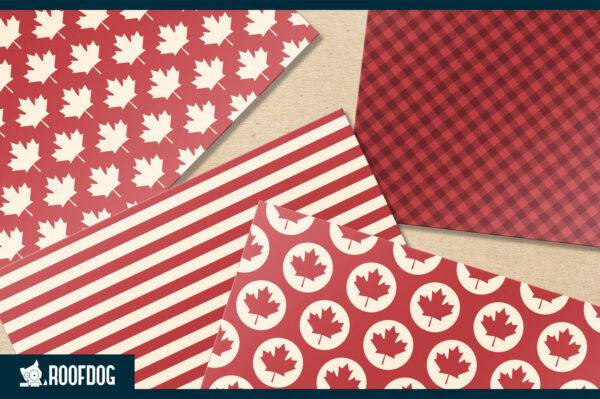 Canada Day digital paper Canada Day digital paper