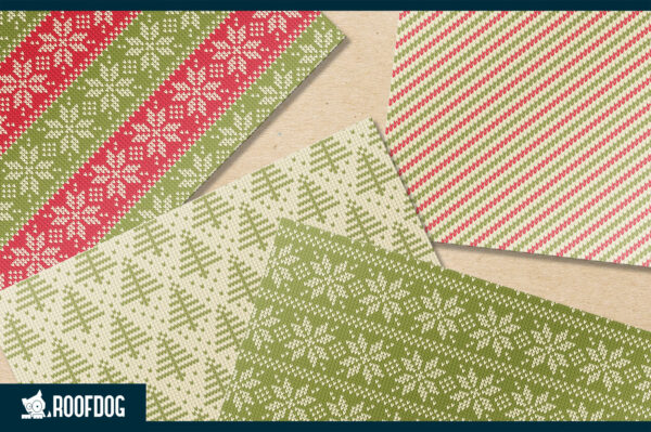 Ugly Sweater Digital Paper