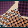 Halloween Plaid Orange and Purple Digital Paper Halloween Plaid Orange and Purple Digital Paper
