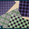 Halloween Plaid Green and Purple Digital Paper Halloween Plaid Green and Purple Digital Paper
